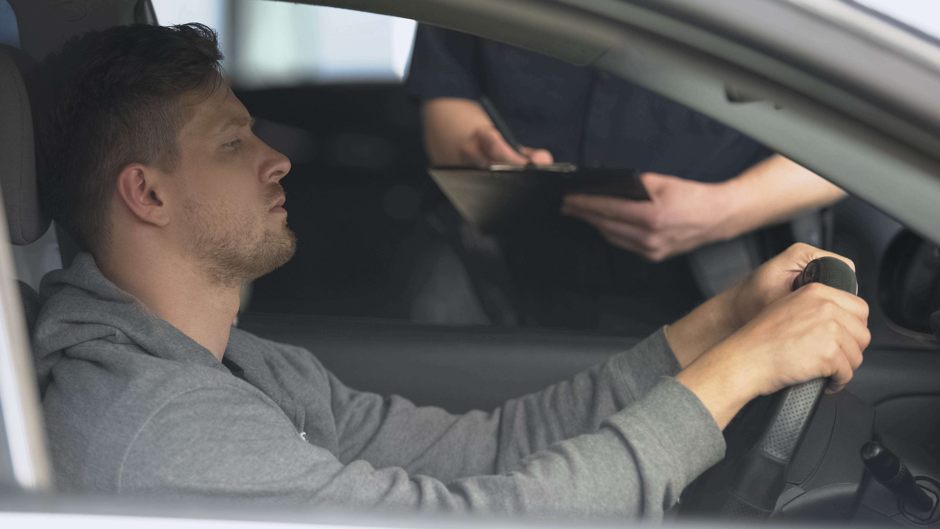 Mand standses af politiet